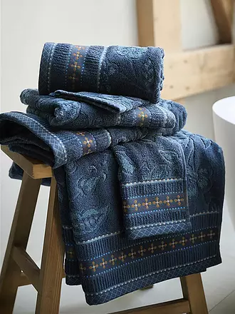 PIP STUDIO | Gästetuch  JASMIN JACQUARD 30x50cm Dark Blue | 